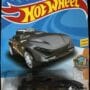 Flame Racer 8800-3 die-cast black racing car with flame decals